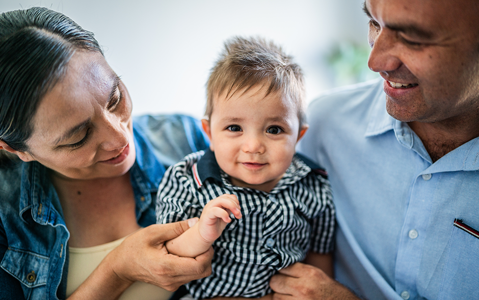 parents with child